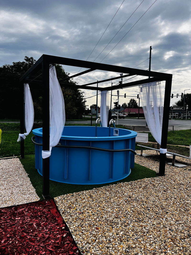 Acél Pergola – Választható Fedéssel
